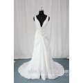 2010 Latest Style V-neck A-Line Princess Wedding Gown (43053)